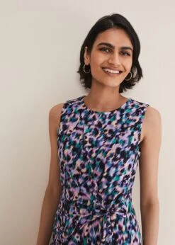 Sasha Side Tie Jersey Dress -Floral Und Chic 221489000 05 sasha side tie jersey dress