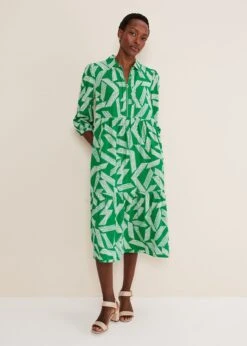 Penele Abstract Midi Dress -Floral Und Chic 221490693 03 penele abstract midi dress