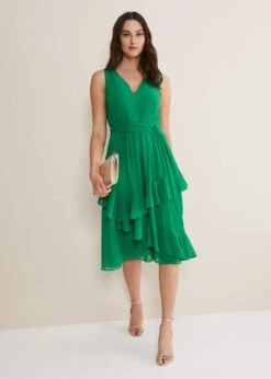 Breesha Green Midaxi Dress -Floral Und Chic 221492245 03 breesha green midaxi dress
