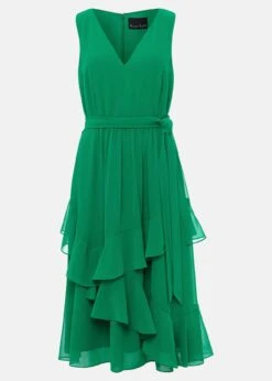 Breesha Green Midaxi Dress -Floral Und Chic 221492245 99 breesha green midaxi dress