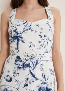 Kaya Linen Floral Bodycon Midi Dress 13 Kaya Linen Floral Bodycon Midi Dress -Floral Und Chic 221532814 04 kaya linen floral bodycon midi dress