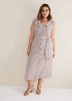 Jamilla Striped Midi Dress -Floral Und Chic 221536671 06 jamilla striped midi dress