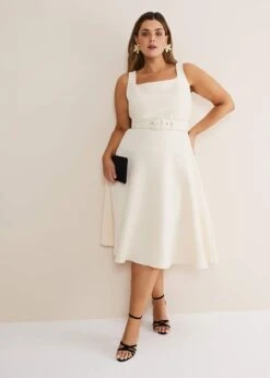 Ethel Fit And Flare Dress -Floral Und Chic 221540102 07 ethel fit and flare dress