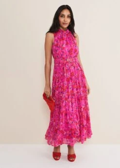 Petite Kara Floral Tiered Maxi Dress