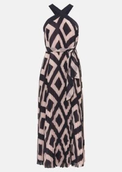 Hestia Diamond Trapeze Maxi Dress -Floral Und Chic 221597281 99 hestia diamond trapeze maxi dress