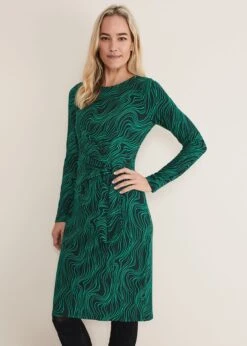 Ally Swirl Midi Dress
