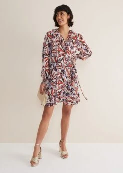 Melinda Leaf Print Mini Dress 10 Melinda Leaf Print Mini Dress -Floral Und Chic 221626931 03 melinda leaf print mini dress