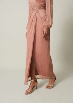 Brielle Shimmer Maxi Dress -Floral Und Chic 221641300 05 brielle shimmer maxi dress