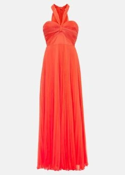 Evangeline Pleated Halterneck Maxi Dress 17 Evangeline Pleated Halterneck Maxi Dress -Floral Und Chic 221648666 99 evangeline pleated halterneck maxi dress