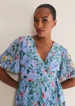 Kendall Floral Midi Dress -Floral Und Chic 221653000 04 kendall floral midi dress