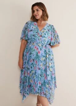 Kendall Floral Midi Dress -Floral Und Chic 221653000 07 kendall floral midi dress