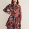 Kerri Cotton Floral Mini Dress -Floral Und Chic 221658250 01 kerri cotton floral mini dress
