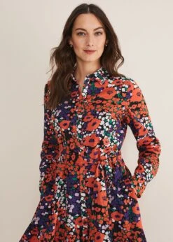 Kerri Cotton Floral Mini Dress -Floral Und Chic 221658250 04 kerri cotton floral mini dress