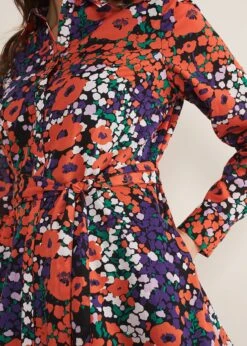 Kerri Cotton Floral Mini Dress -Floral Und Chic 221658250 05 kerri cotton floral mini dress