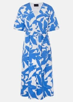 Sienna Cotton Two Colour Midi Dress -Floral Und Chic 221659284 99 sienna cotton two colour midi dress