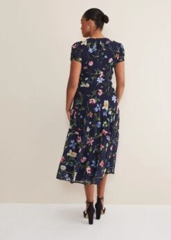 Floral Und Chic -Floral Und Chic 221675493 02 lola floral tiered midi dress