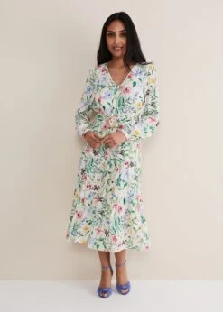 Floral Und Chic 37 Petite Maya Floral Midaxi Dress
