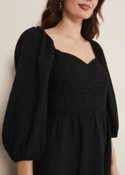 Shola Linen Ruched Bodice Dress 11 Shola Linen Ruched Bodice Dress -Floral Und Chic 221681050 04 shola linen ruched bodice dress