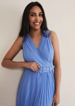 Petite Brianna Pleated Midaxi Dress -Floral Und Chic 221685853 04 petite brianna pleated midaxi dress