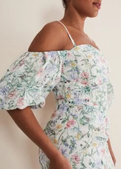 Stevie Floral Bodycon Midi Dress -Floral Und Chic 221690931 05 stevie floral bodycon midi dress