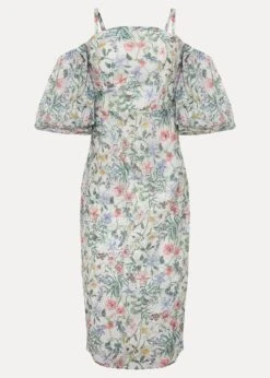 Stevie Floral Bodycon Midi Dress -Floral Und Chic 221690931 99 stevie floral bodycon midi dress