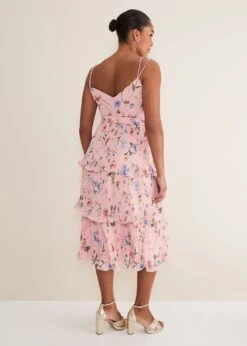 River Floral Tiered Midi Dress 9 River Floral Tiered Midi Dress -Floral Und Chic 221693531 02 river floral tiered midi dress