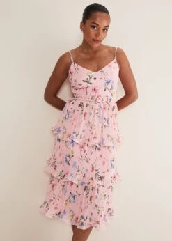River Floral Tiered Midi Dress 10 River Floral Tiered Midi Dress -Floral Und Chic 221693531 03 river floral tiered midi dress