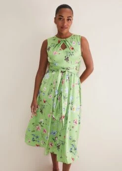 Corrin Floral Midi Dress -Floral Und Chic 221694592 03 corrin floral midi dress