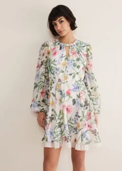 Everleigh Chiffon Floral Mini Dress