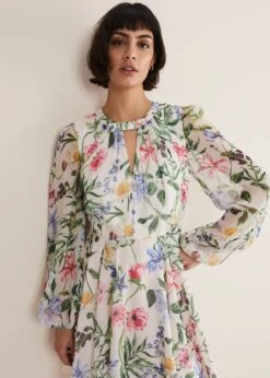 Everleigh Chiffon Floral Mini Dress 11 Everleigh Chiffon Floral Mini Dress -Floral Und Chic 221697931 04 everleigh chiffon floral mini dress