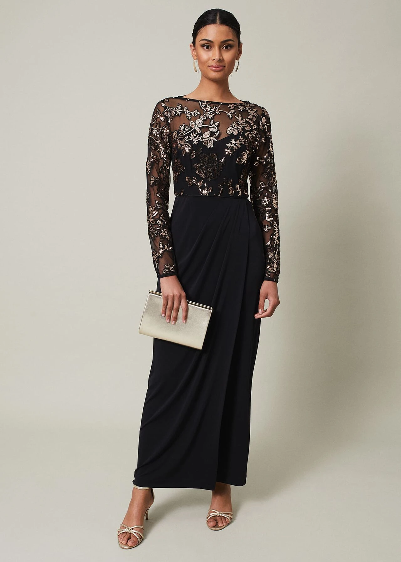 Floral Und Chic 21 Floral Und Chic -Floral Und Chic 221707029 01 jacinta sequin jersey maxi dress