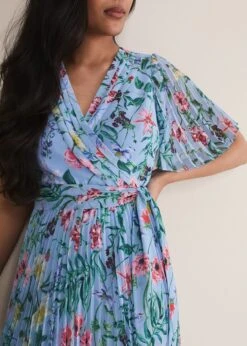 Petite Kendall Floral Midi Dress -Floral Und Chic 221714000 04 petite kendall floral midi dress