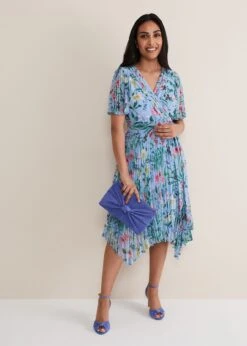 Petite Kendall Floral Midi Dress -Floral Und Chic 221714000 06 petite kendall floral midi dress