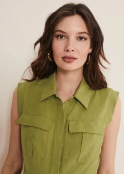 Miruna Utility Shift Dress -Floral Und Chic 221715507 04 miruna utility shift dress