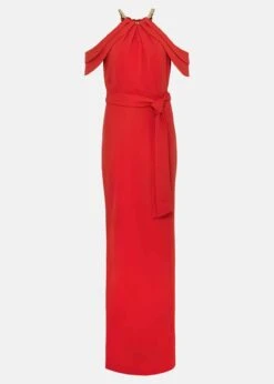 Elaine Chain Detail Maxi Dress -Floral Und Chic 221719250 99 elaine chain detail maxi dress