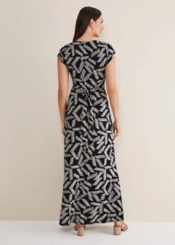 Siobhan Abstract Maxi Dress -Floral Und Chic 221759725 02 siobhan abstract maxi dress