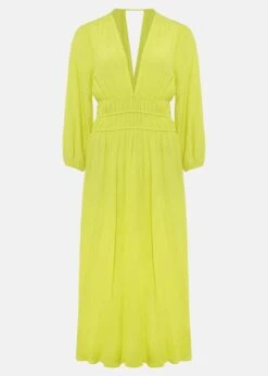 Lina Lime Midi Dress -Floral Und Chic 221760967 99 lina lime midi dress