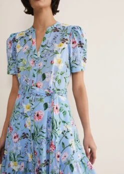 Velma Cotton Floral Mini Dress -Floral Und Chic 221768408 05 velma cotton floral mini dress