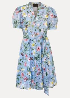 Velma Cotton Floral Mini Dress -Floral Und Chic 221768408 99 velma cotton floral mini dress