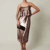 Myka Bronze Sequin Tiered Dress 2 Myka Bronze Sequin Tiered Dress -Floral Und Chic 221777070 01 myka bronze sequin tiered dress