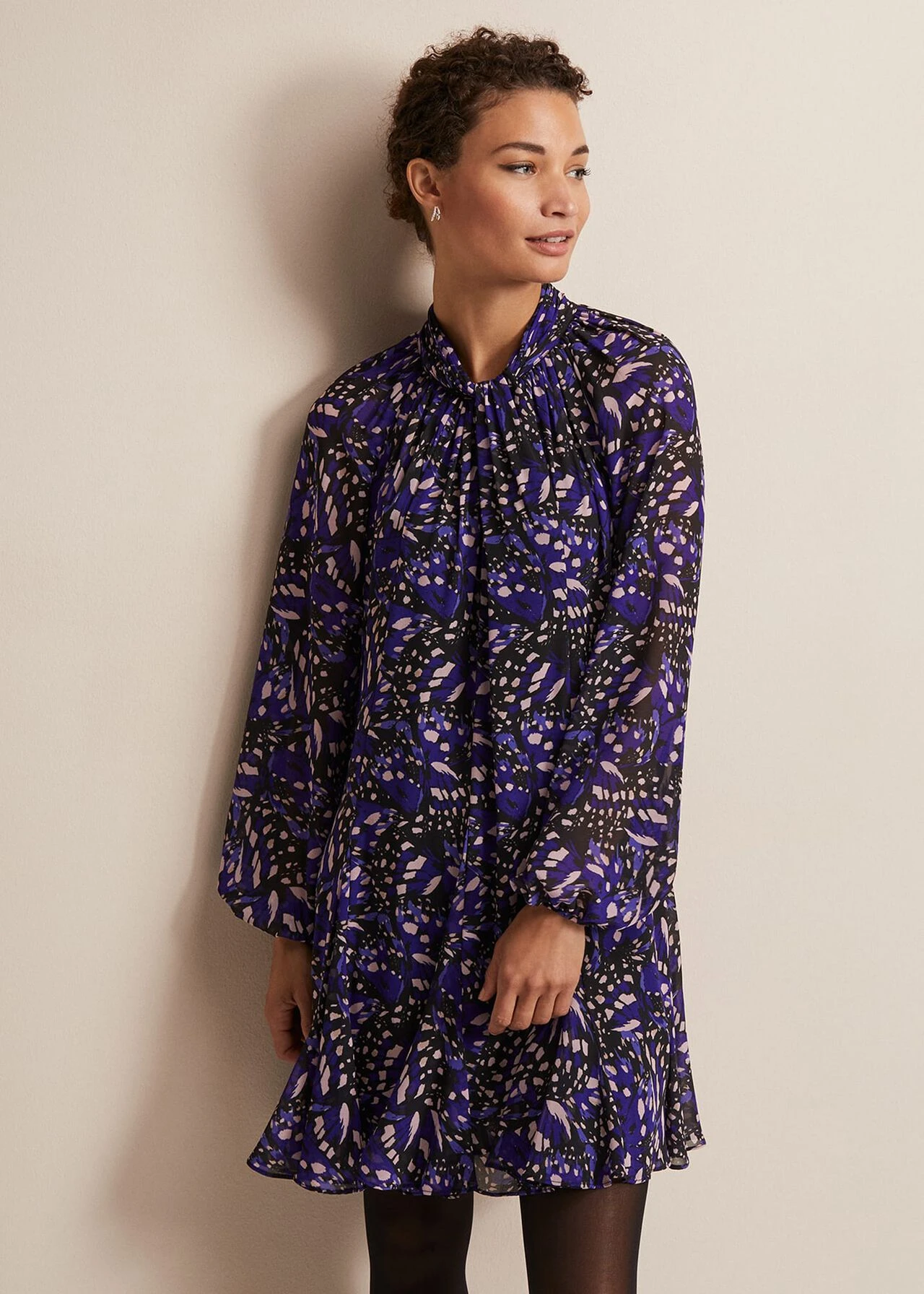 Aleka Abstract Swing Mini Dress 6 Aleka Abstract Swing Mini Dress – Bild 4