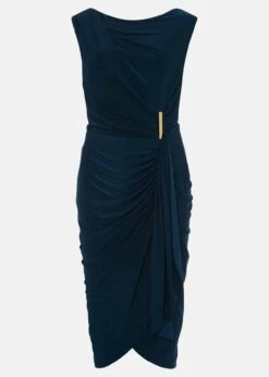 Donna Teal Bodycon Midi Dress -Floral Und Chic 221797402 99 donna teal bodycon midi dress