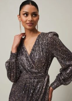 Amily Sequin Maxi Dress -Floral Und Chic 221801413 04 amily sequin maxi dress