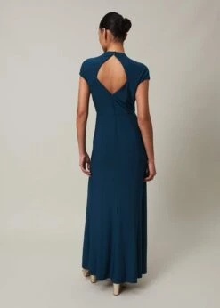 Floral Und Chic -Floral Und Chic 221803402 02 daisy ruched maxi dress