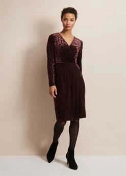 Elina Velvet Burnout Dress 12 Elina Velvet Burnout Dress -Floral Und Chic 221825258 03 elina velvet burnout dress