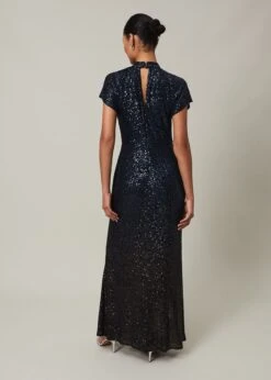 Kayla Sequin Ombre Maxi Dress -Floral Und Chic 221828351 02 kayla sequin ombre maxi dress