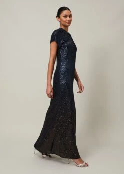 Kayla Sequin Ombre Maxi Dress -Floral Und Chic 221828351 07 kayla sequin ombre maxi dress