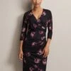 Nerina Abstract Floral Print Dress -Floral Und Chic 221838000 01 nerina abstract floral print dress