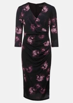 Nerina Abstract Floral Print Dress -Floral Und Chic 221838000 99 nerina abstract floral print dress