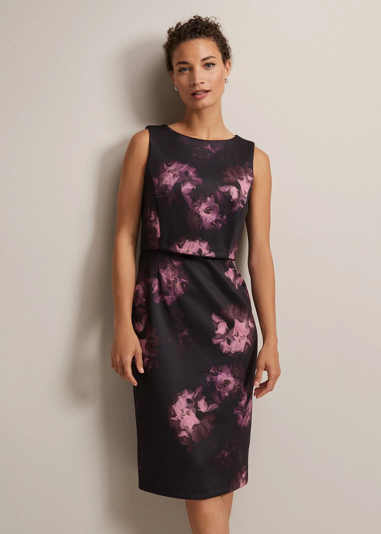 Arianne Abstract Floral Scuba Dress 3 Arianne Abstract Floral Scuba Dress